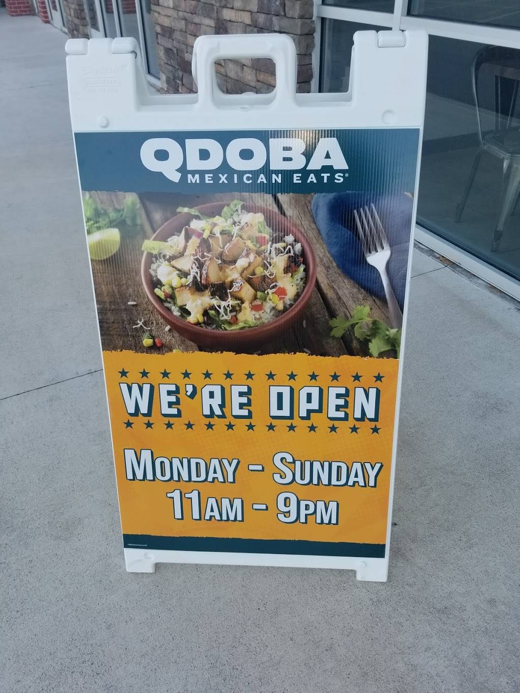 QDOBA Mexican Eats | restaurant | 1524 Miamisburg Centerville Rd, Dayton, OH 45458, USA | 9374391033 OR +1 937-439-1033