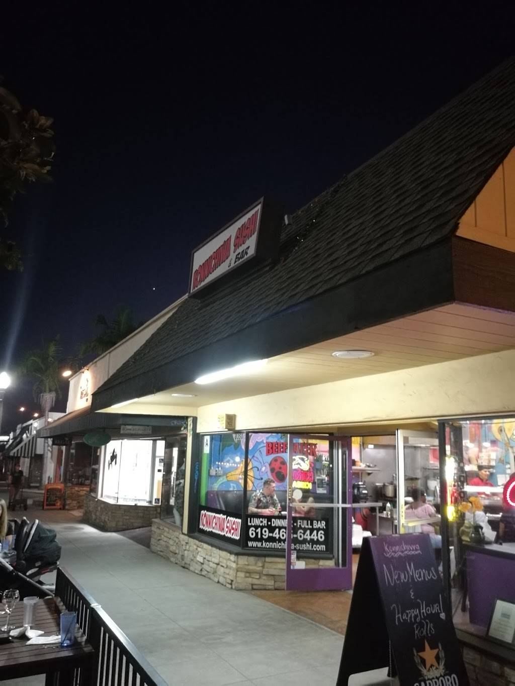 Konnichiwa Sushi & Bar | restaurant | 8350 La Mesa Blvd, La Mesa, CA 91942, USA | 6194666446 OR +1 619-466-6446