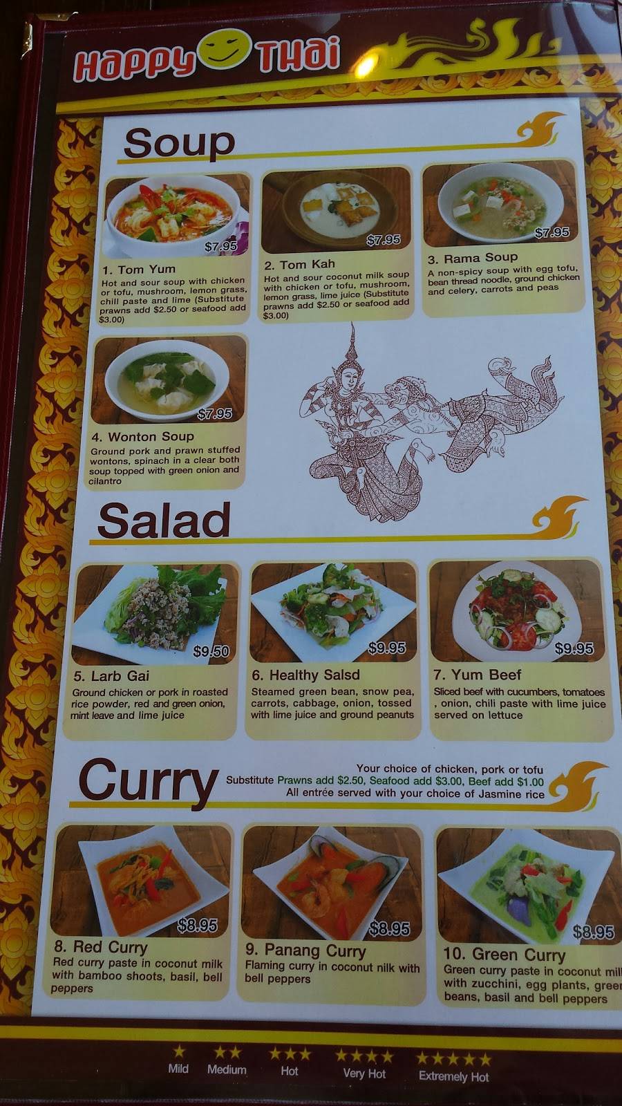 Happy Thai | meal delivery | 909 Sievers Duecy Rd, Everett, WA 98203, USA | 4253539400 OR +1 425-353-9400