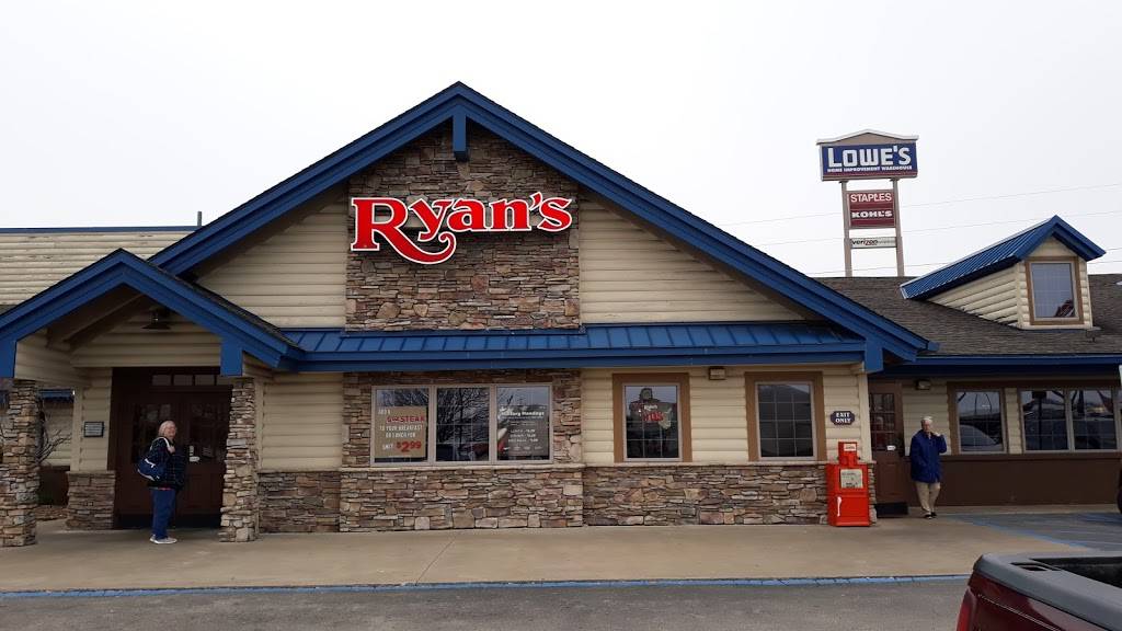 Ryans | restaurant | 4615 Broadway St, Mt Vernon, IL 62864, USA | 6182444491 OR +1 618-244-4491