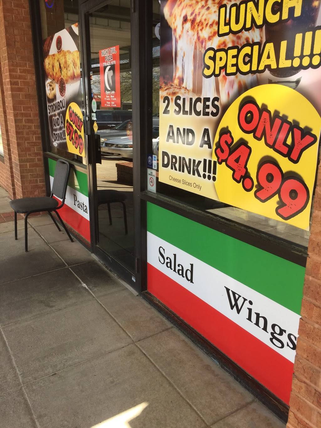 Night Owl Pizza | restaurant | 1200 Ernest W Barrett Pkwy NW #120, Kennesaw, GA 30144, USA | 7704251970 OR +1 770-425-1970