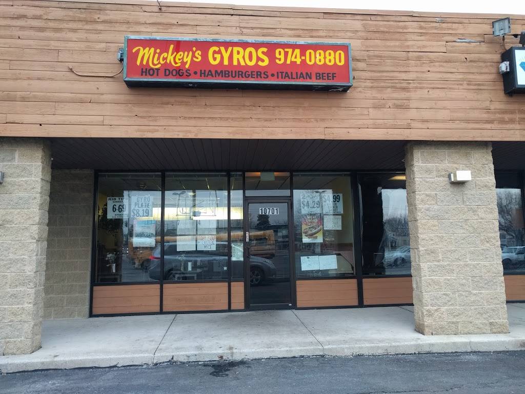 Mickeys Gyros | restaurant | 10701 S Roberts Rd, Palos Hills, IL 60465, USA | 7089740880 OR +1 708-974-0880