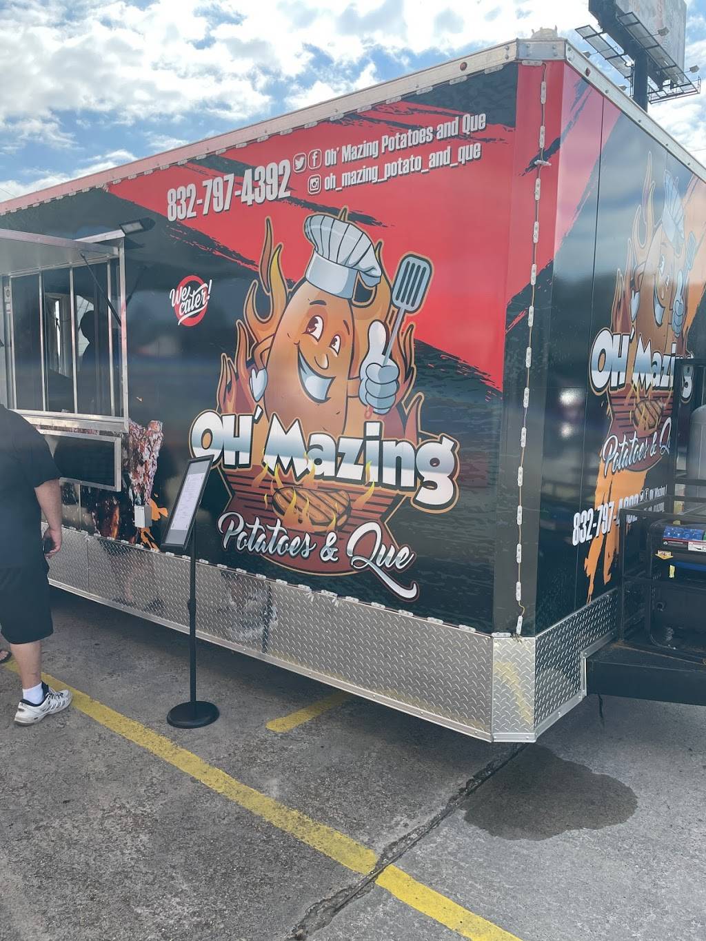 Oh’ Mazing Potatoes and Que | restaurant | 5034 Farm to Market 2920, Spring, TX 77388, United States | 8327974392 OR +1 832-797-4392