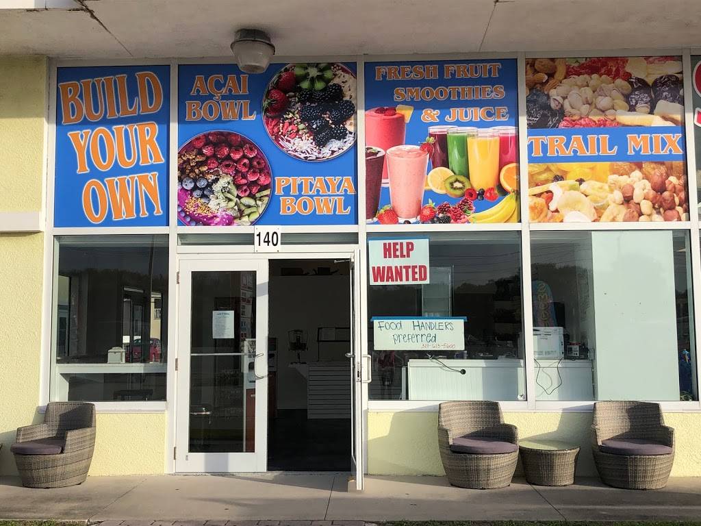 Waves of Paradise | Acai Bowls, Real Fruit Smoothies and Fresh J | bakery | 5240 N Atlantic Ave Ste 140, Cocoa Beach, FL 32931, USA | 3216135173 OR +1 321-613-5173