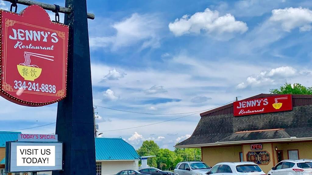 Jennys Restaurant | restaurant | 2380 E South Blvd, Montgomery, AL 36116, USA | 3342418838 OR +1 334-241-8838
