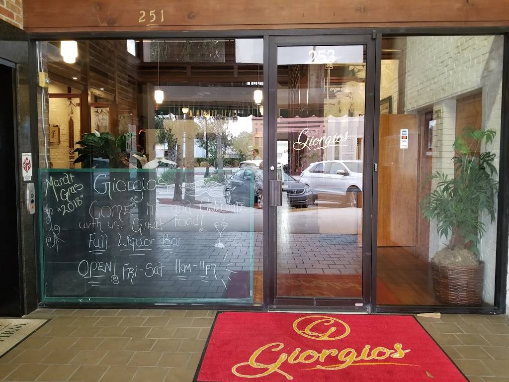 Giorgios | restaurant | 253 E Stuart Ave, Lake Wales, FL 33853, USA | 8636764330 OR +1 863-676-4330