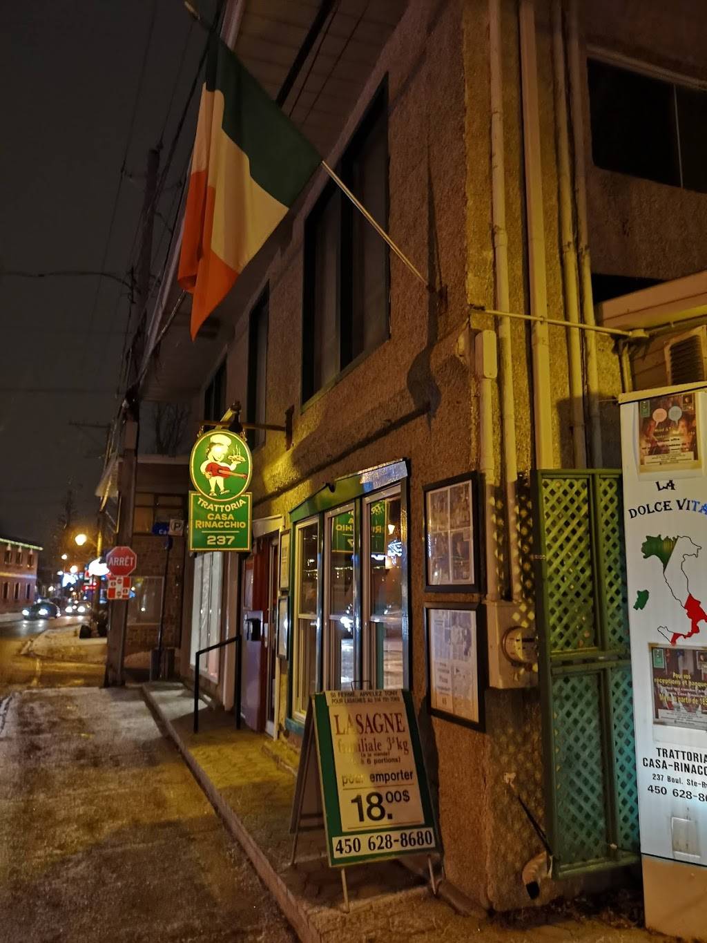 Trattoria Casa Rinacchio | restaurant | 237 Boulevard Sainte-Rose, Laval, QC H7L 1L7, Canada | 4506288680 OR +1 450-628-8680