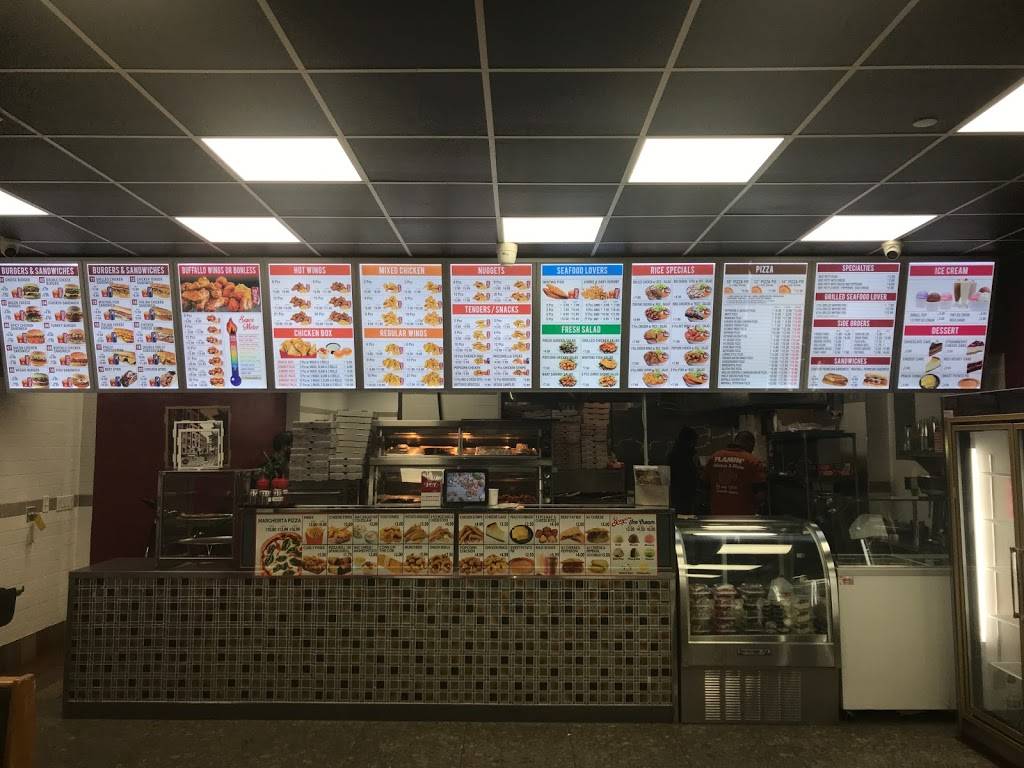 Flamin Chicken & Pizza | restaurant | 1595 Broadway, Brooklyn, NY 1 1207, USA | 7186848899 OR +1 718-684-8899