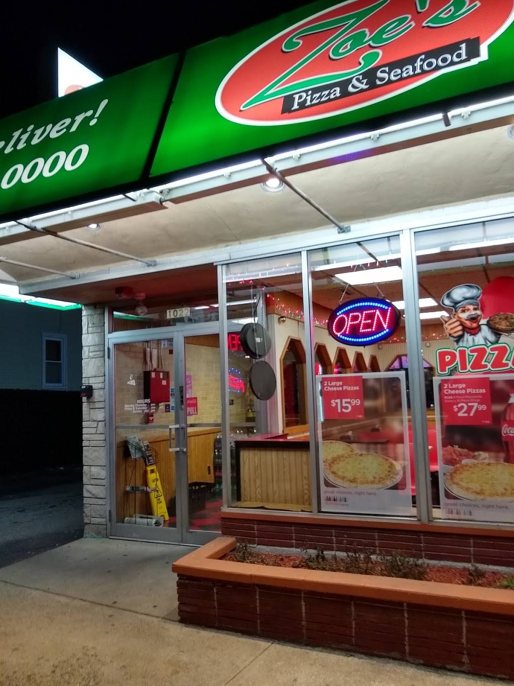 Zoes Pizza & Seafood | restaurant | 1022 S Broadway, East Providence, RI 02914, USA | 4014310000 OR +1 401-431-0000