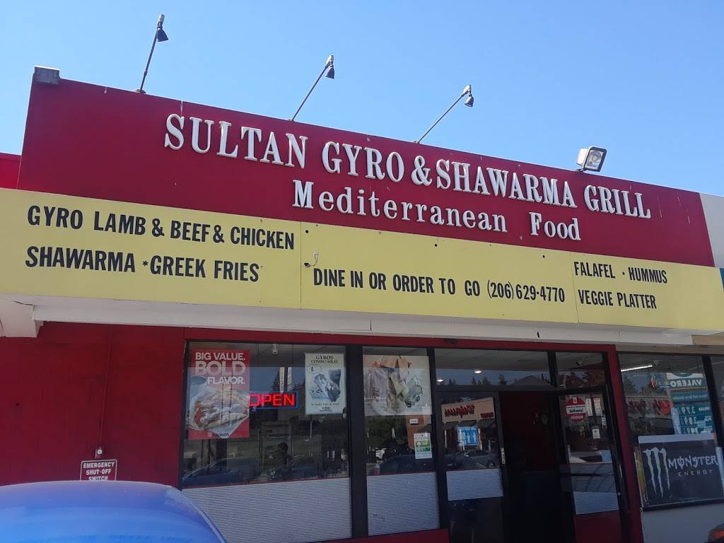 Sultan Gyro and Shawarma Grill | restaurant | 17505 Aurora Ave N, Shoreline, WA 98133, USA | 2066294330 OR +1 206-629-4330