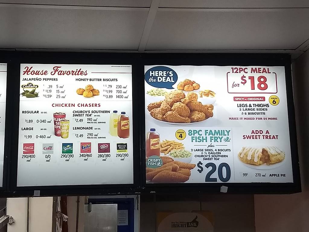 Churchs Chicken | restaurant | 9403 Homestead Rd, Houston, TX 77016, USA | 7136353229 OR +1 713-635-3229