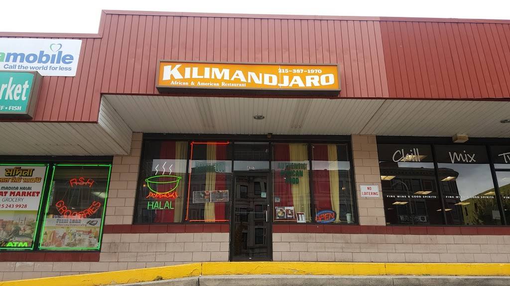 Kilimandjaro | restaurant | 4317 Chestnut St, Philadelphia, PA 19104, USA | 2153871970 OR +1 215-387-1970
