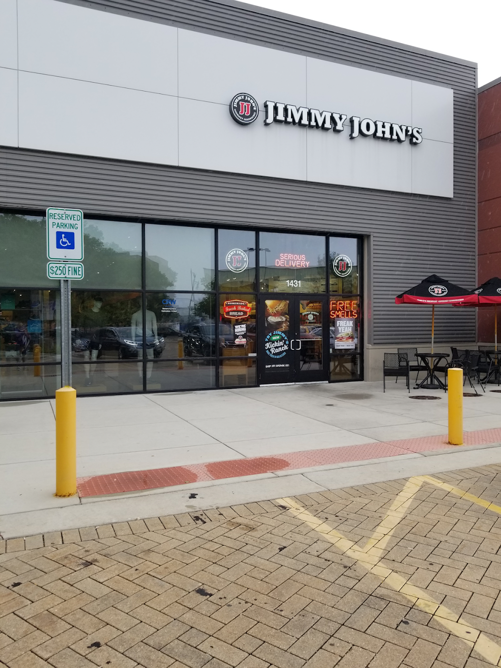 Jimmy Johns | meal delivery | 1431 N Kingsbury St, Chicago, IL 60642, USA | 3123378700 OR +1 312-337-8700