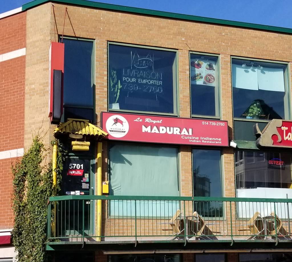 Le Royal Madurai | restaurant | 5701 Chemin de la Côte-des-Neiges, Montréal, QC H3S 1Y7, Canada | 5147392760 OR +1 514-739-2760