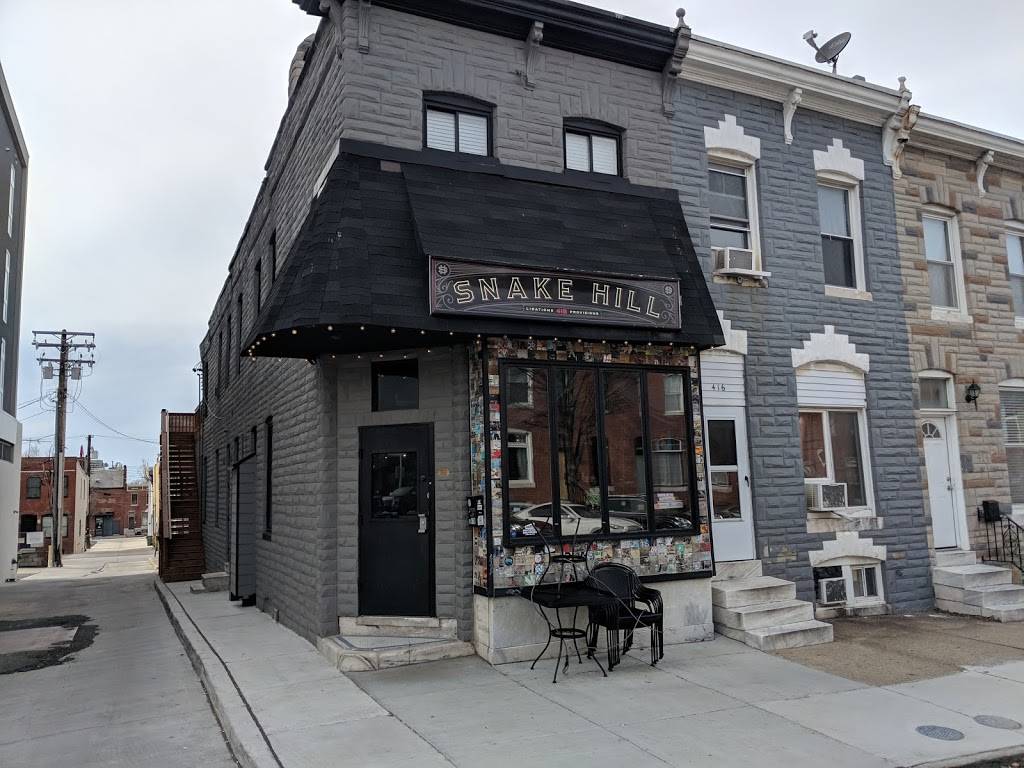 Snake Hill | restaurant | 418 S Clinton St, Baltimore, MD 21224, USA | 4104699003 OR +1 410-469-9003