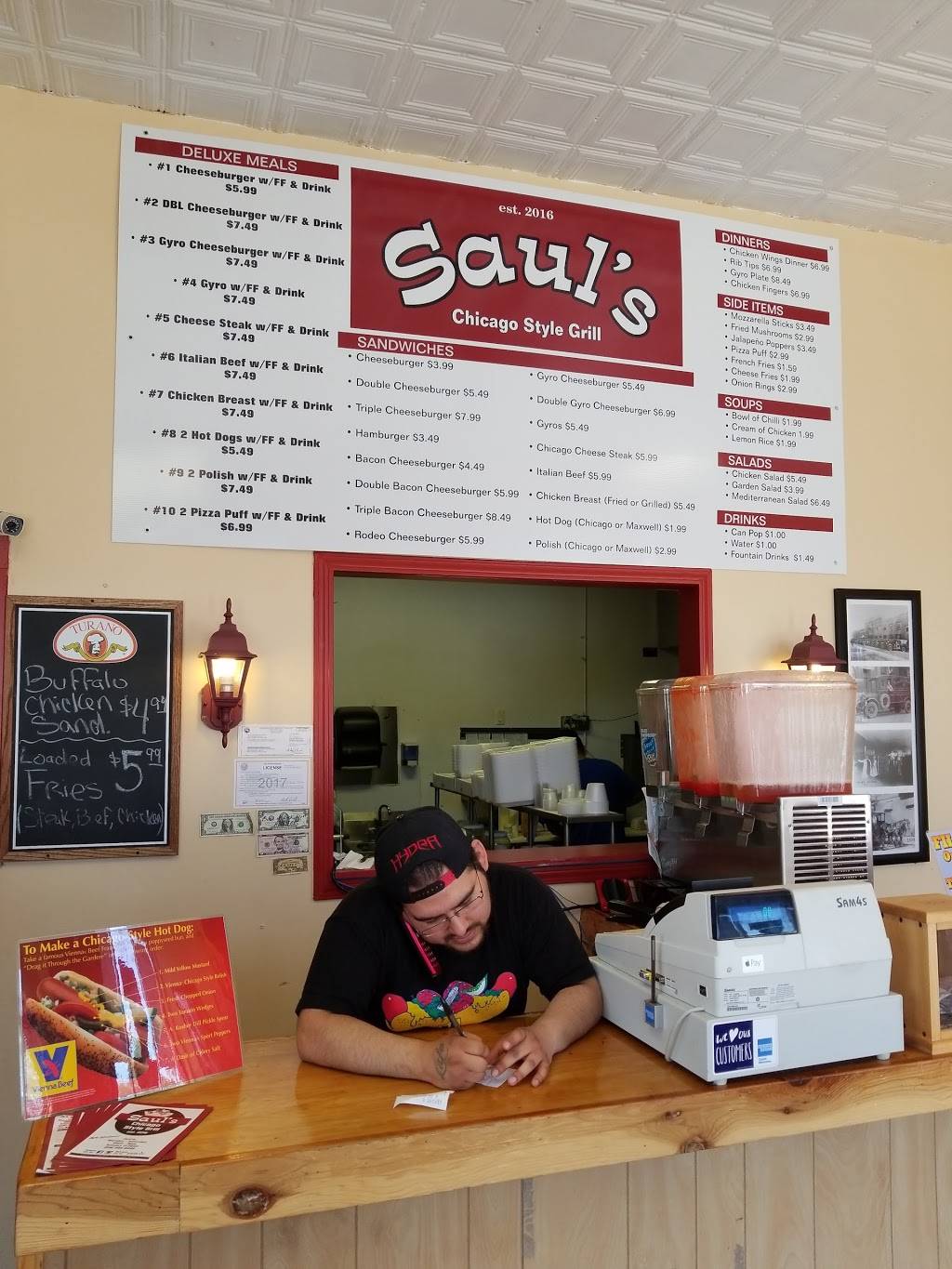 Sauls Chicago Style Grill | restaurant | 4204 Indianapolis Blvd, East Chicago, IN 46312, USA | 2192568232 OR +1 219-256-8232