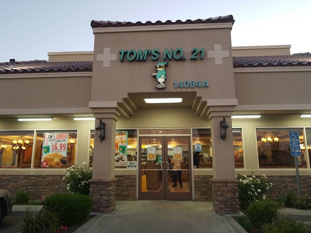 Toms Burgers 21 | restaurant | 14084 Amargosa Rd, Victorville, CA 92392, USA | 7602417770 OR +1 760-241-7770