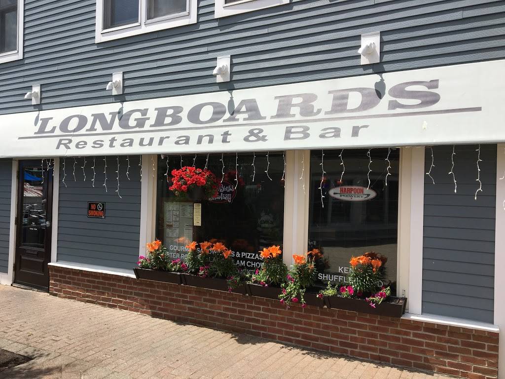 Longboards Restaurant & Bar | restaurant | 72 Wharf St, Salem, MA 01970, USA | 9787456659 OR +1 978-745-6659