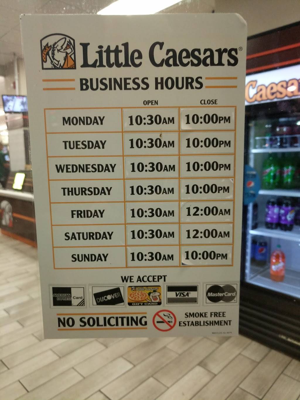 Little Caesars Pizza | meal takeaway | 1880 Almaville Rd, Smyrna, TN 37167, USA | 6153559901 OR +1 615-355-9901