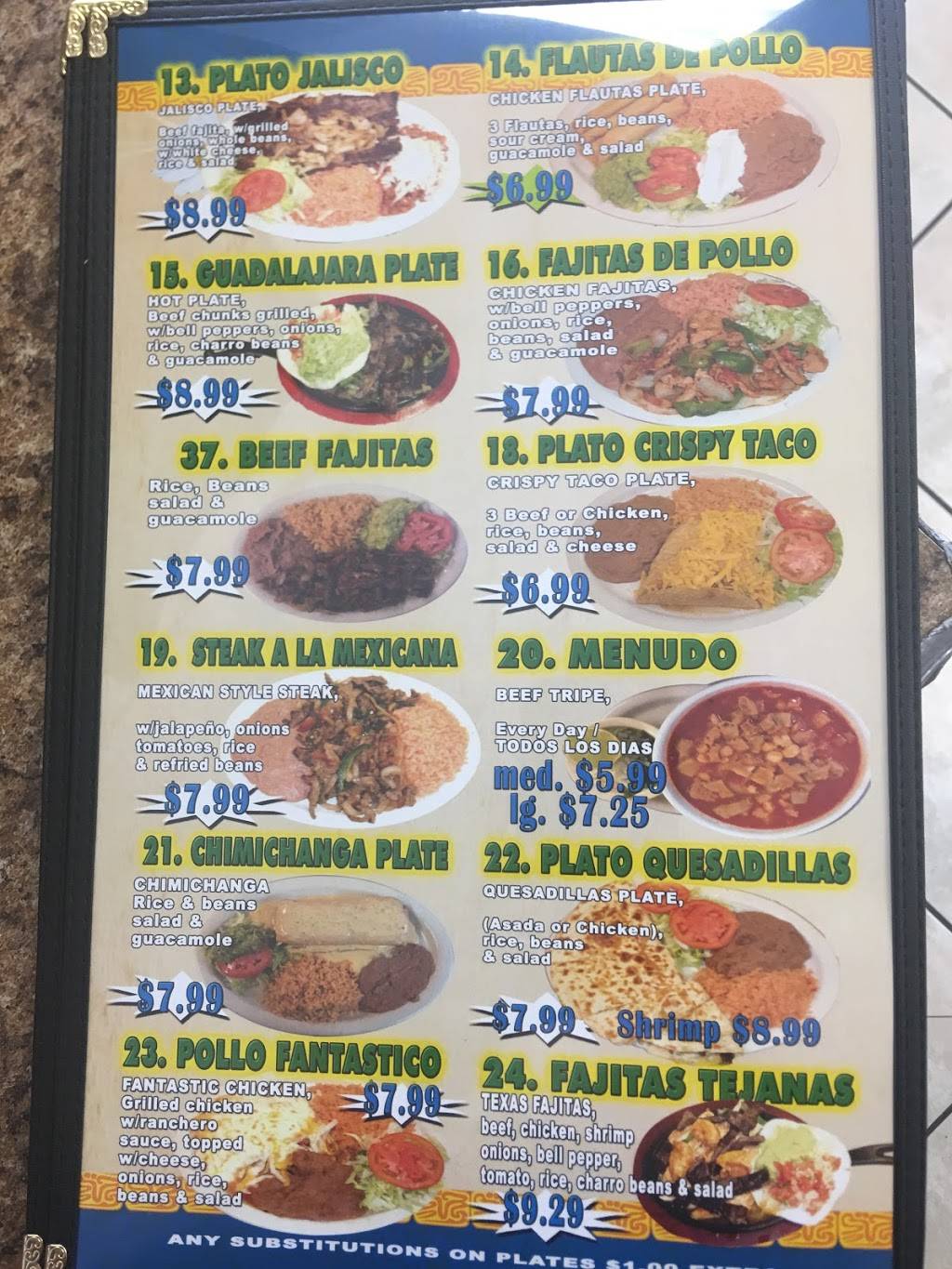 Las Tapatias de Jalisco #2 mexican restaurant | restaurant | 1619 Goliad Rd, San Antonio, TX 78223, USA | 2105980055 OR +1 210-598-0055