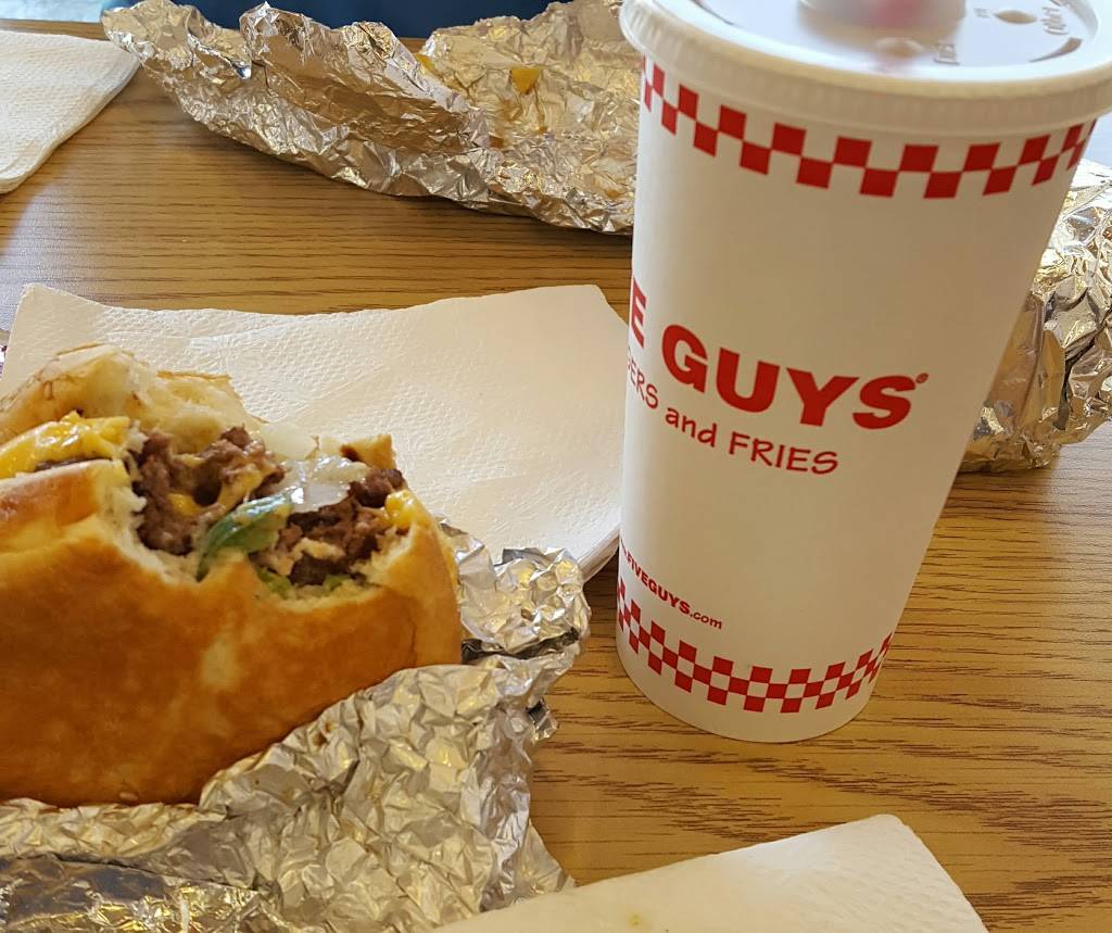 Five Guys | meal takeaway | 1207 Washington St, Hanover, MA 02339, USA | 7818296770 OR +1 781-829-6770