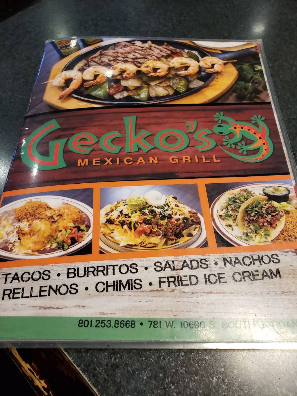 Geckos | restaurant | 781 W 10600 S, South Jordan, UT 84095, USA | 8012538668 OR +1 801-253-8668