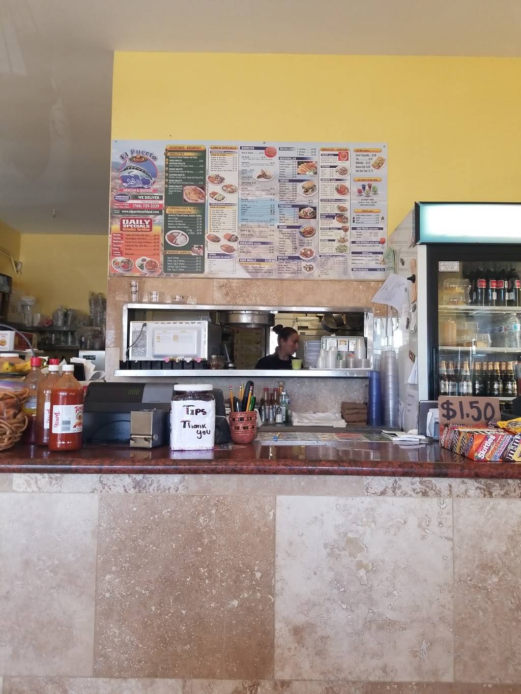 El Puerto Mexican & Seafood | restaurant | 1065 Carlsbad Village Dr D, Carlsbad, CA 92008, USA | 7607293339 OR +1 760-729-3339