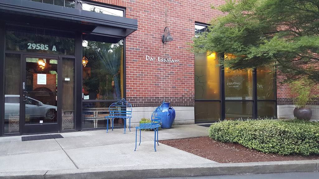 Dar Essalam | restaurant | 29585 Park Pl, Wilsonville, OR 97070, USA | 5036823600 OR +1 503-682-3600