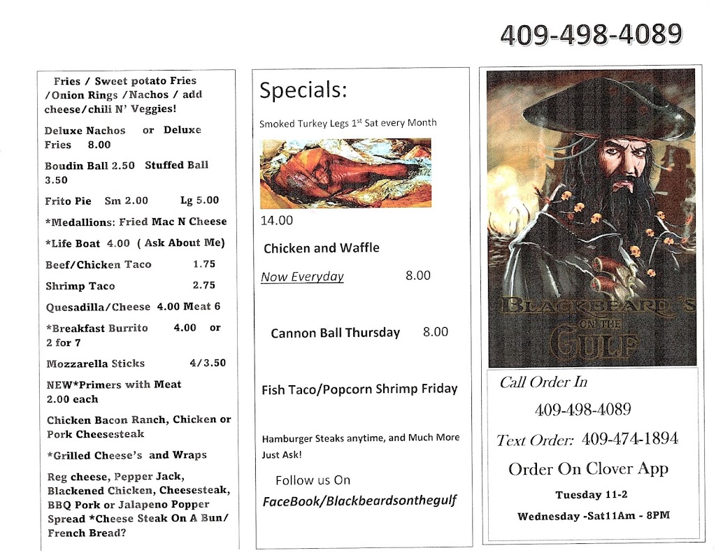 Blackbeards On The Gulf | restaurant | 2450 Hwy 1131, Vidor, TX 77662, USA | 4094984089 OR +1 409-498-4089