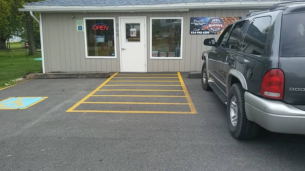 Hometown Homemade Pizza | restaurant | 965 W Ridge Ave, Sharpsville, PA 16150, USA | 7249625210 OR +1 724-962-5210