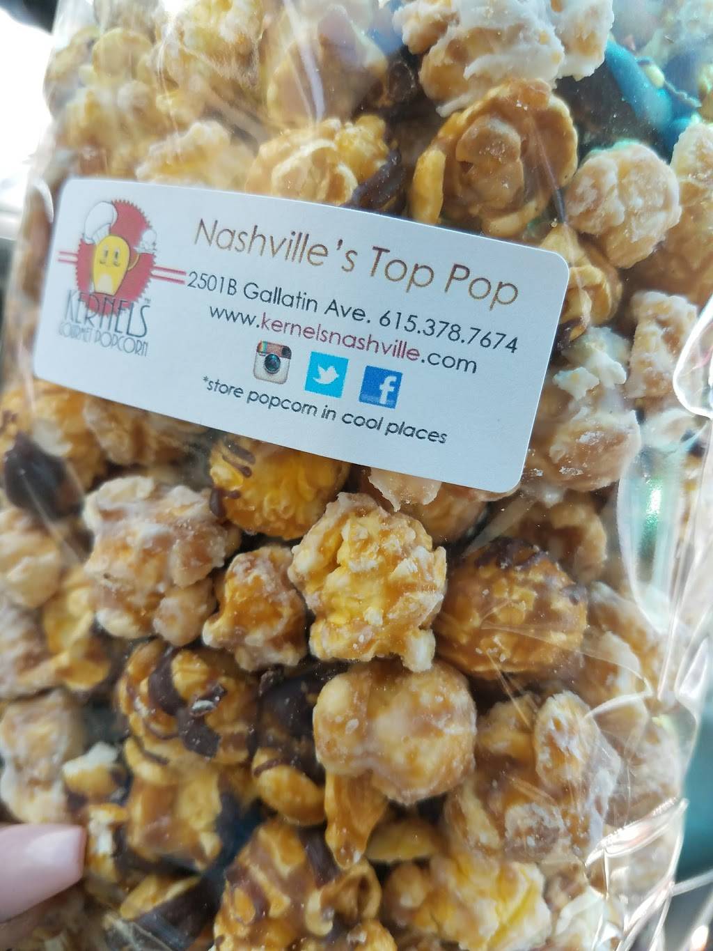 Kernels Gourmet Popcorn | meal takeaway | 2501 Gallatin Ave B, Nashville, TN 37206, USA | 6153787674 OR +1 615-378-7674