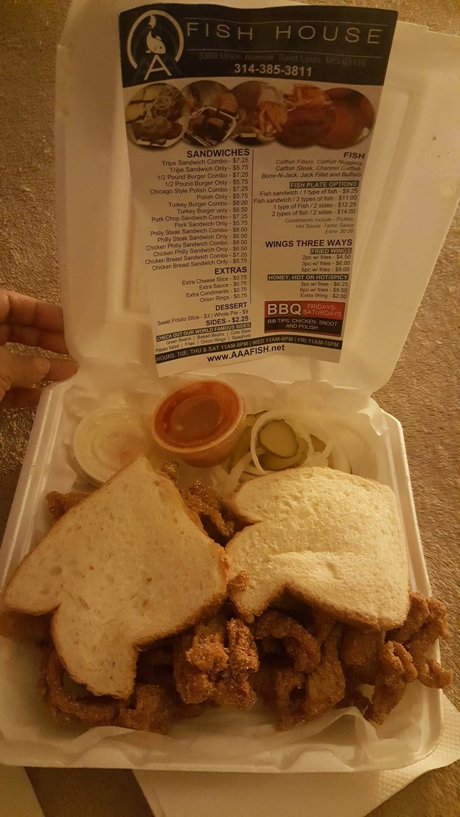 AAA Fish House | restaurant | 3360 Union Blvd, St. Louis, MO 63115, USA | 3143853811 OR +1 314-385-3811