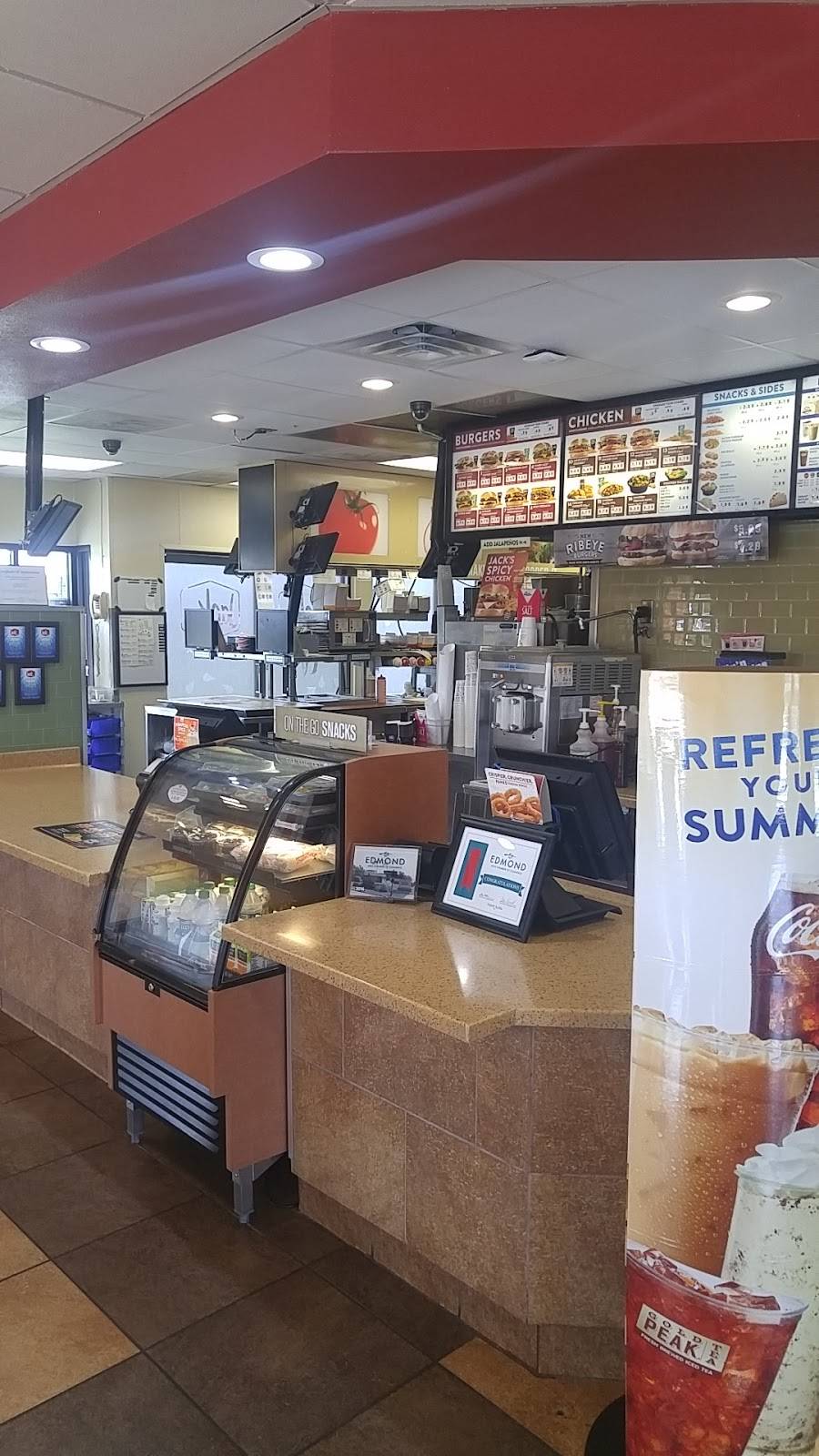 Jack in the Box | restaurant | 2108 W Danforth Rd Coe, Edmond, OK 73003, USA | 4053594929 OR +1 405-359-4929