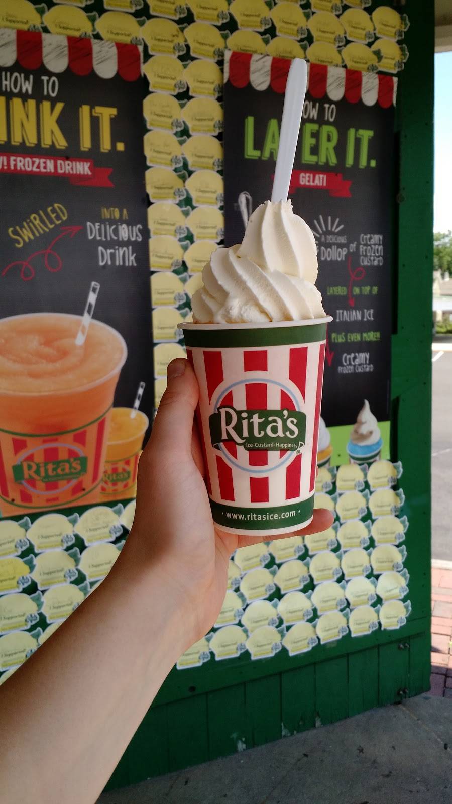 Ritas Italian Ice & Frozen Custard | restaurant | 14 Swamp Rd, Newtown, PA 18940, USA | 2159688668 OR +1 215-968-8668