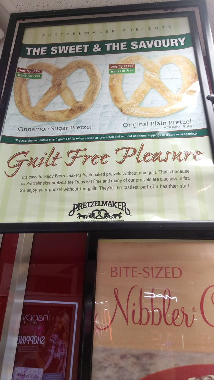 Pretzelmaker | restaurant | 221 Glendale Ave, St. Catharines, ON L2T 2K9, Canada | 9057041493 OR +1 905-704-1493