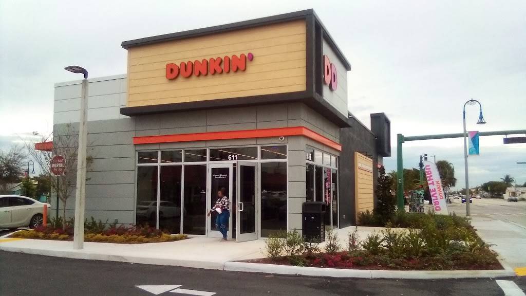Dunkin | bakery | 611 S Dixie Hwy, Lake Worth, FL 33460, USA | 5613287387 OR +1 561-328-7387