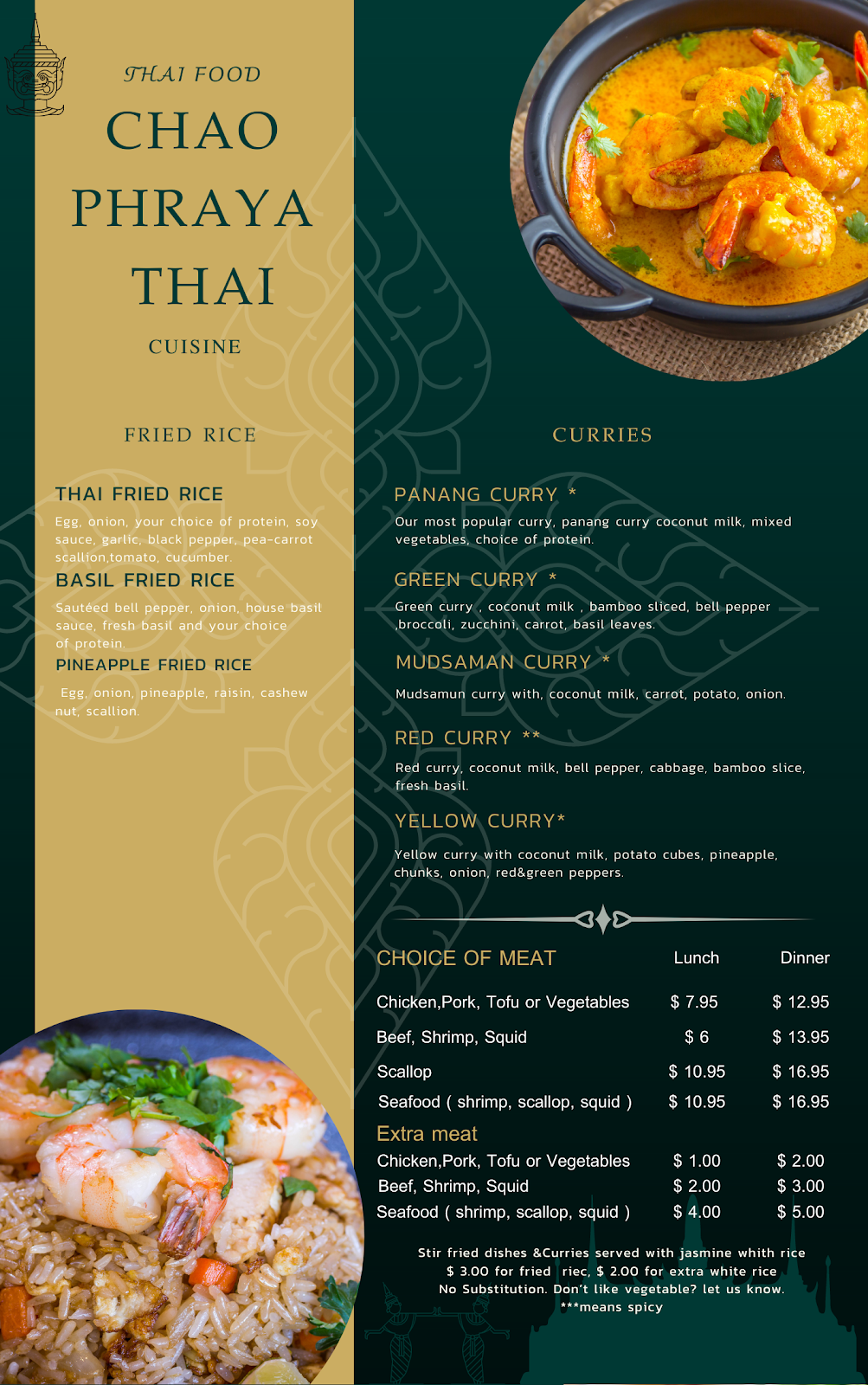 ChaoPhraya Thai Cuisine | restaurant | 9536 Cincinnati Columbus Rd Unit 7, West Chester Township, OH 45241, USA | 5136449345 OR +1 513-644-9345