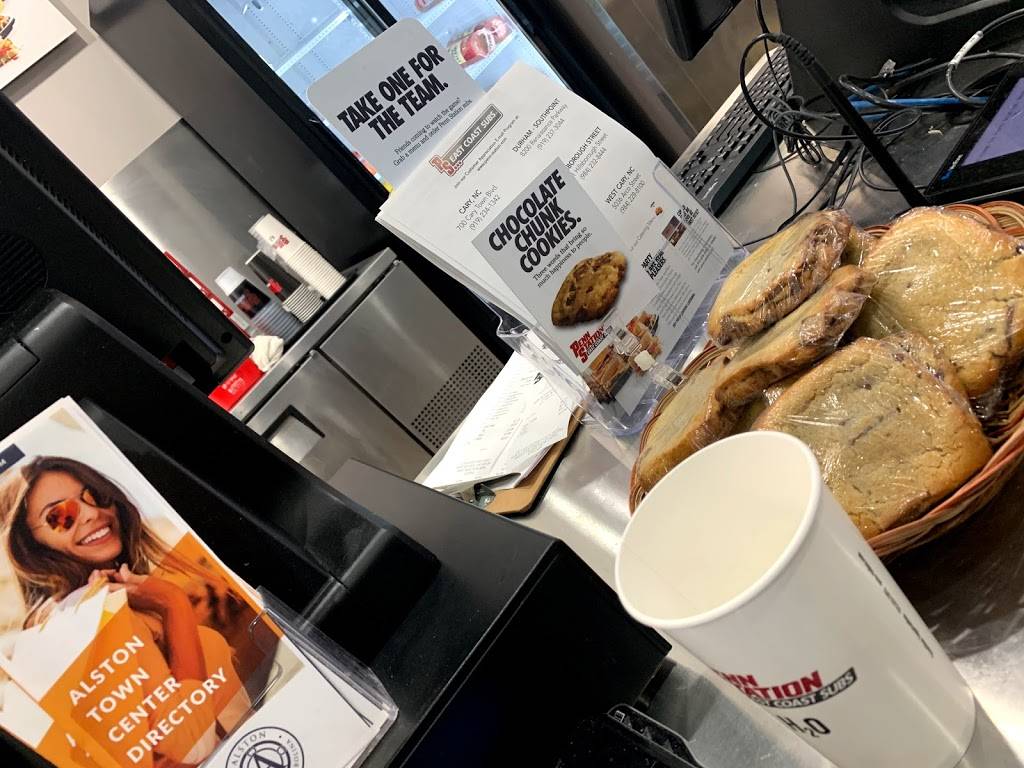 Penn Station East Coast Subs | restaurant | 5036 Arco Street, Cary, NC 27519, USA | 9842288100 OR +1 984-228-8100
