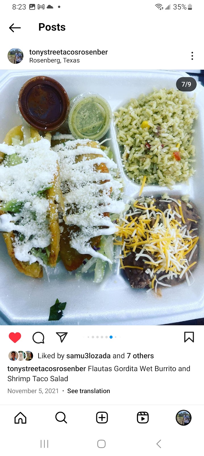 Tony street tacos | restaurant | 21939 Gosling Rd, Spring, TX 77388, USA | 2812323766 OR +1 281-232-3766