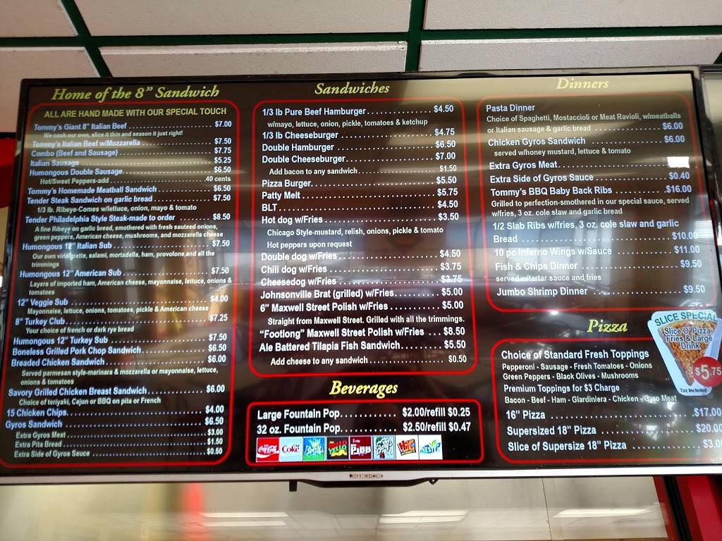 Tommys Red Hots | restaurant | 4116 W Elm St, McHenry, IL 60050, USA | 8153858817 OR +1 815-385-8817