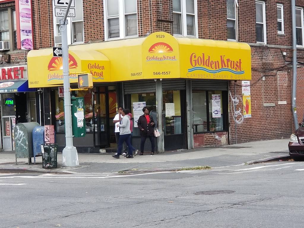 Golden Krust | restaurant | 9529 Church Ave, Brooklyn, NY 11212, USA | 7185661557 OR +1 718-566-1557