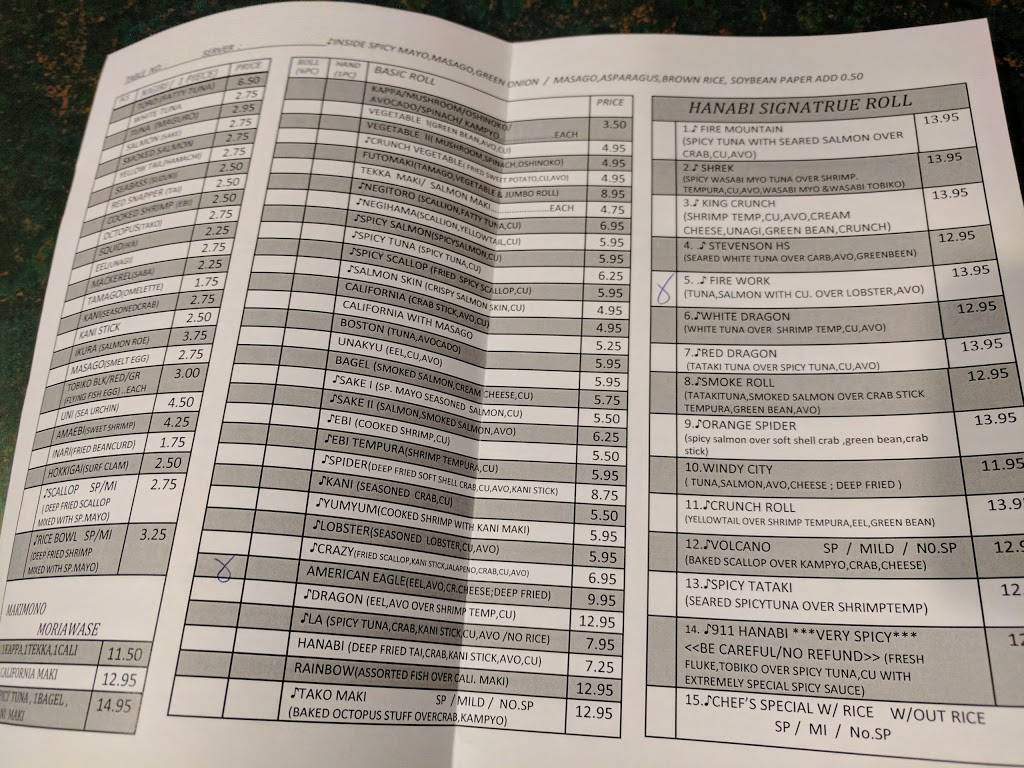 Hanabi Japanese Restaurant | restaurant | 734 S Buffalo Grove Rd, Buffalo Grove, IL 60089, USA | 8477771787 OR +1 847-777-1787