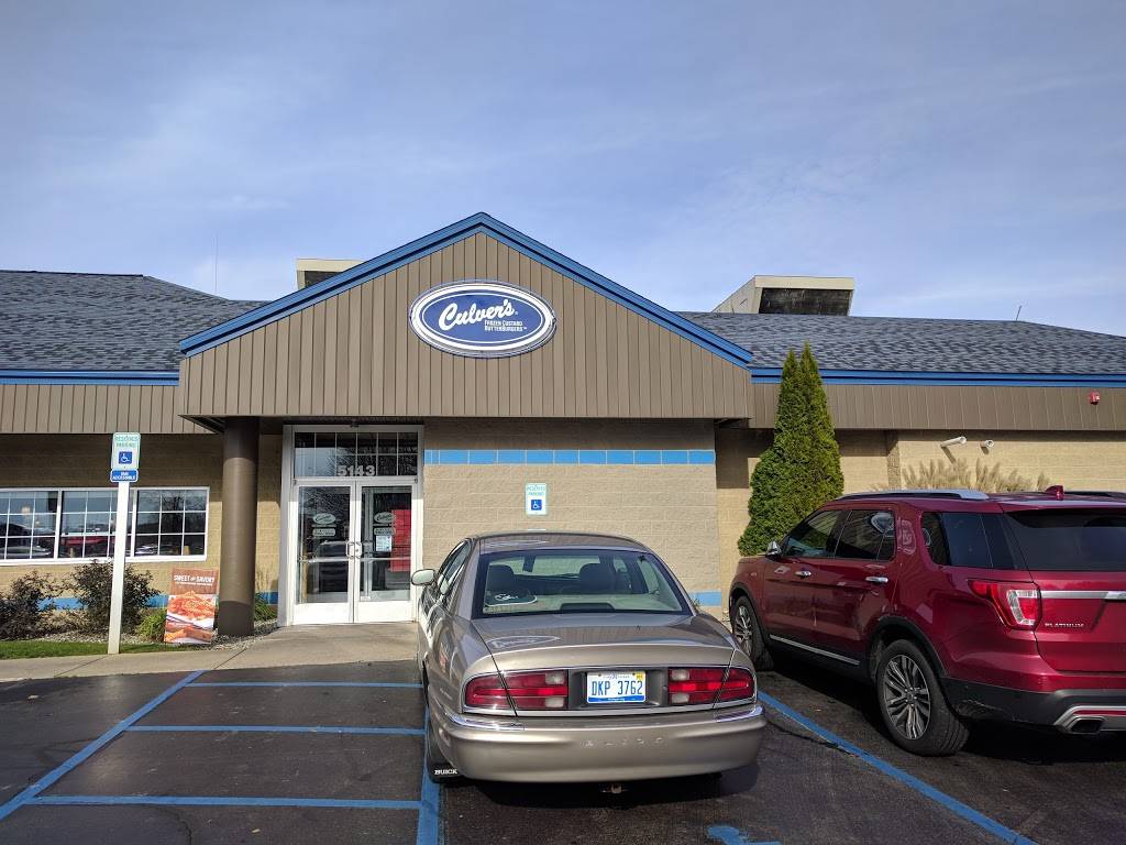 Culvers | restaurant | 5143 S 9th St, Kalamazoo, MI 49009, USA | 2695442370 OR +1 269-544-2370