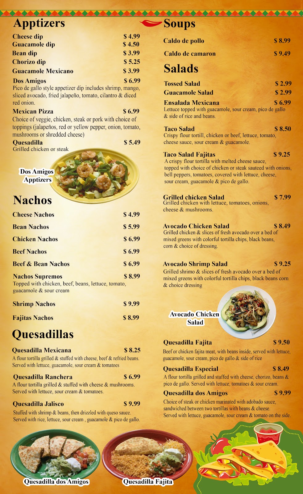 Dos amigos ellinwood | restaurant | 111 E 1st St, Ellinwood, KS 67526, USA | 6205661008 OR +1 620-566-1008