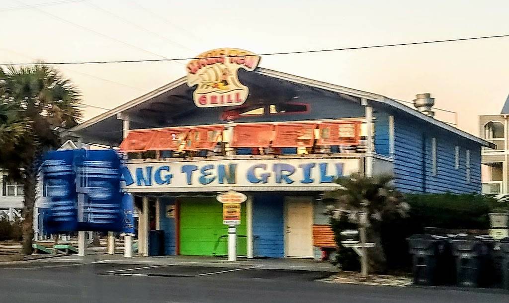 Hang Ten Grill | restaurant | 308 S Lake Park Blvd, Carolina Beach, NC 28428, USA | 9104585959 OR +1 910-458-5959