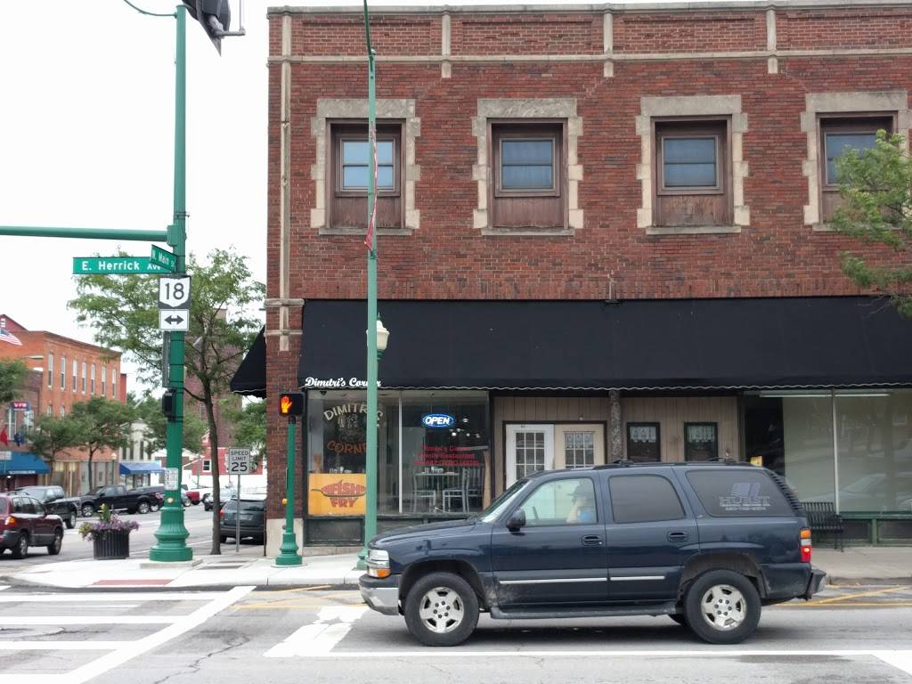 Dimitris Corner Restaurant | restaurant | 103 E Herrick Ave, Wellington, OH 44090, USA | 4406474976 OR +1 440-647-4976