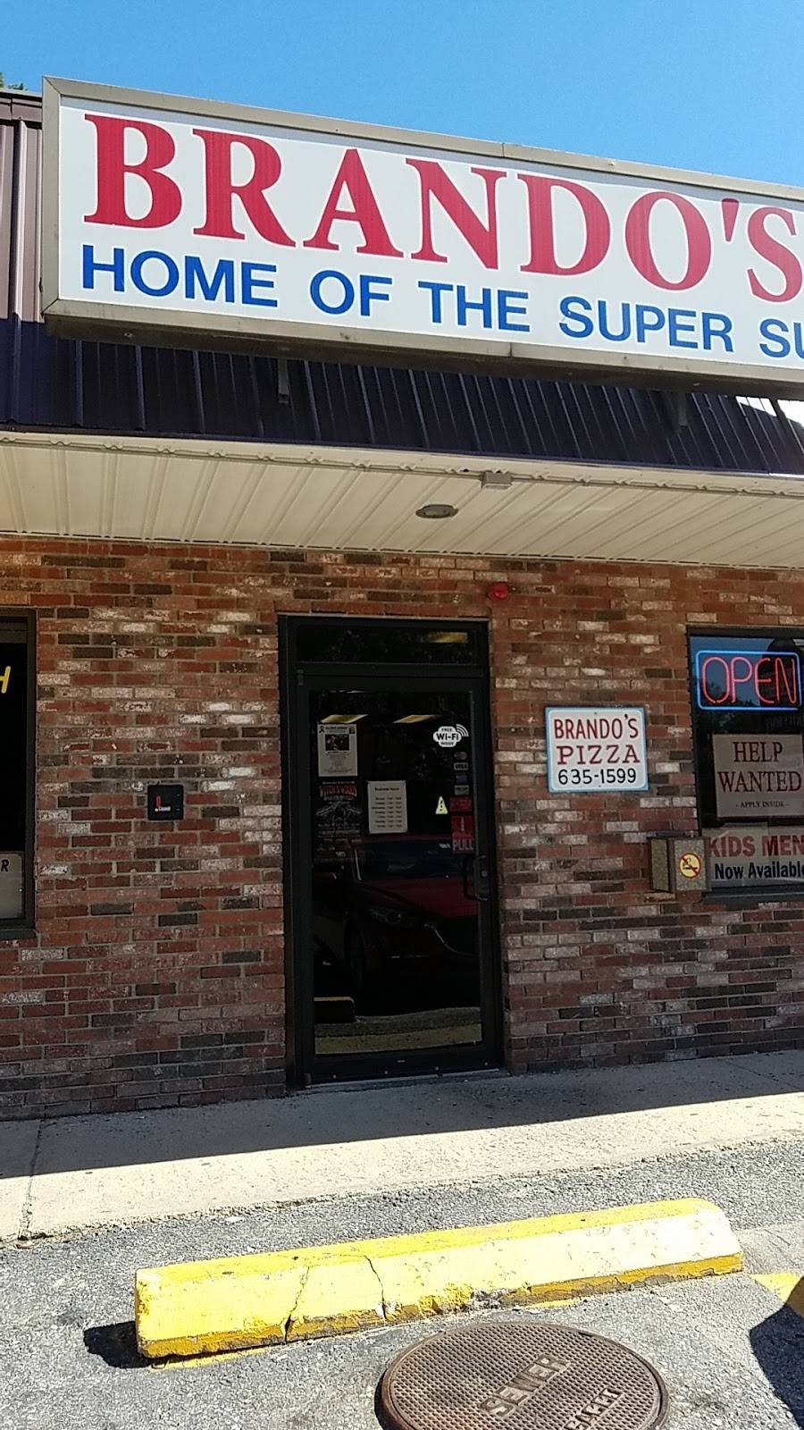 Brandos Pizza & Subs | restaurant | 116 Bridge St, Pelham, NH 03076, USA | 6036351599 OR +1 603-635-1599