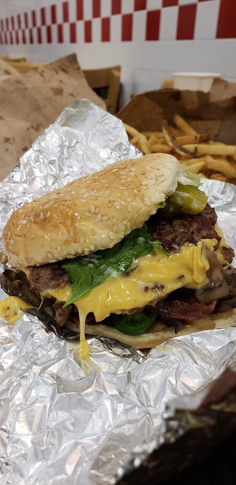 Five Guys | meal takeaway | 5402 E Indiana St, Evansville, IN 47715, USA | 8124011773 OR +1 812-401-1773