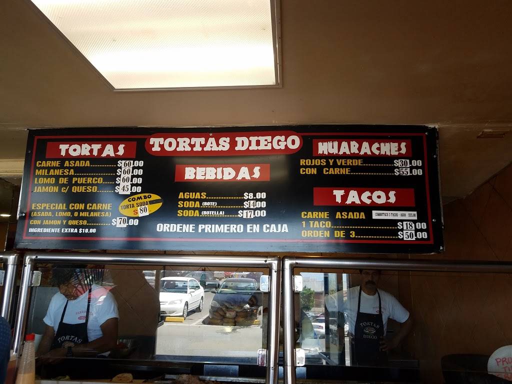 TORTAS DIEGOS | restaurant | Int. E02, Aeropuerto 1900, C.Comercial Otay, Mesa de Otay, 22435 Tijuana, B.C., Mexico | 016646231845 OR +52 664 623 1845
