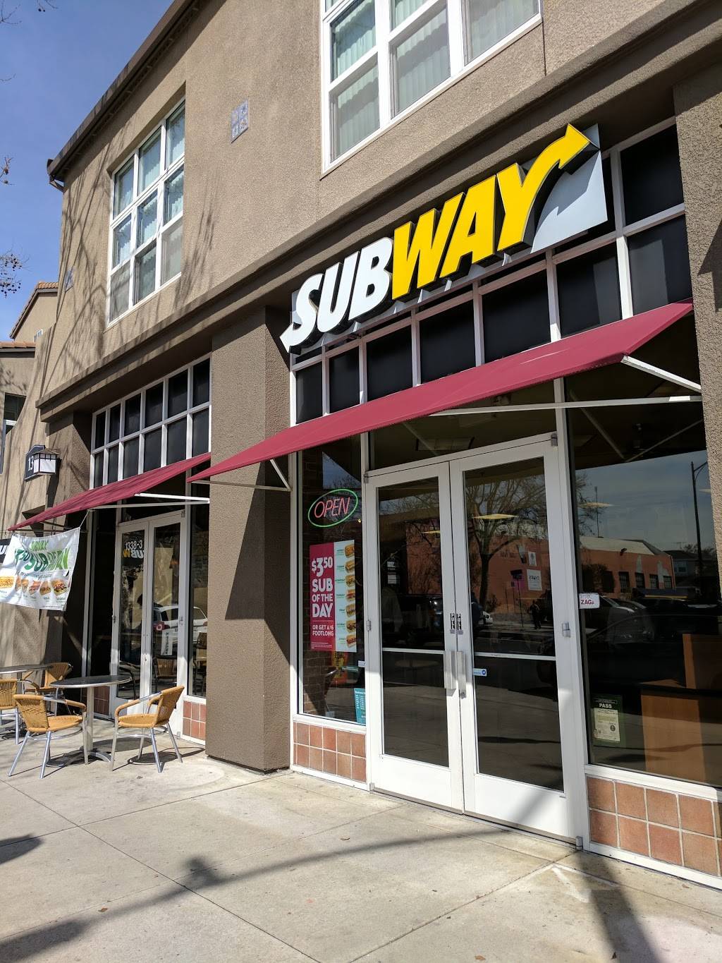Subway Restaurants | restaurant | 1338 The Alameda Unit 3, San Jose, CA 95126, USA | 4082986877 OR +1 408-298-6877